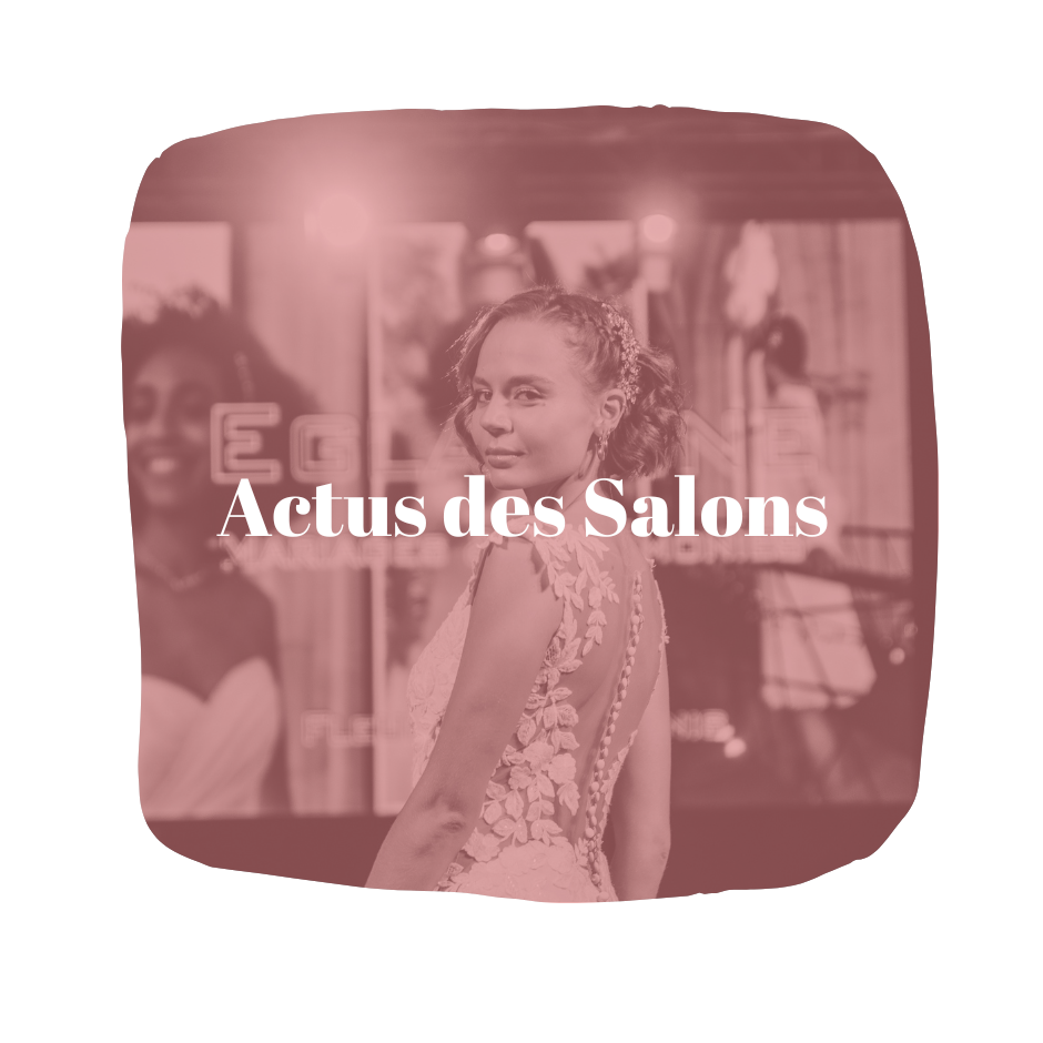 Bouton cliquable lien vers les articles de blog des Salons Tendance Mariage sur les actualités des événements